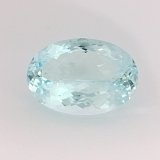 10.50 ct Oval Blue Natural Aquamarine