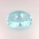10.81 ct Oval Blue Natural Aquamarine
