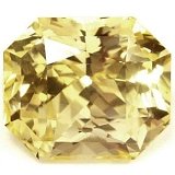 5.34 ct Emerald Yellow Natural Sapphire