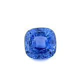 3.98 ct Cushion Blue Natural Sapphire