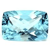 13.16 ct Cushion Blue Natural Aquamarine