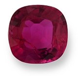 1.60 ct Cushion Red Natural Ruby