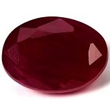 2.25 ct Oval Red Natural Ruby