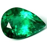 2.46 ct Pear Green Natural Emerald