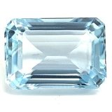 8.41 ct Emerald Blue Natural Aquamarine