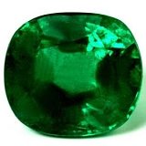 3.82 ct Cushion Green Natural Emerald