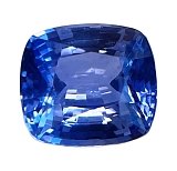 3.97 ct Cushion Blue Natural Sapphire
