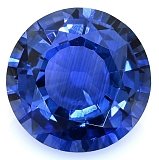 2.06 ct Round Blue Natural Sapphire