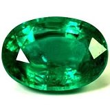 4.15 ct Oval Green Natural Emerald