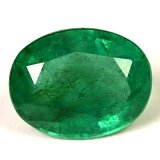 3.23 ct Oval Green Natural Emerald