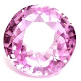 2.91 ct Round Pink Natural Sapphire