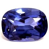 3.08 ct Cushion Blue Natural Sapphire