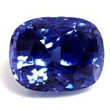 3.06 ct Cushion Blue Natural Sapphire