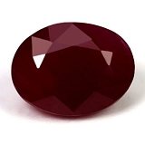 4.68 ct Oval Red Natural Ruby