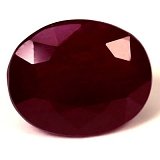 3.87 ct Oval Red Natural Ruby