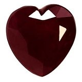 3.12 ct Heart Red Natural Ruby