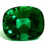 5.47 ct Cushion Green Natural Emerald