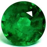 3.36 ct Round Green Natural Emerald