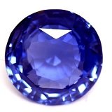 2.94 ct Round Blue Natural Sapphire