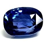 5.14 ct Cushion Blue Natural Sapphire