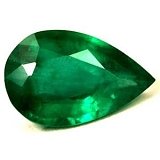 1.33 ct Pear Green Natural Emerald