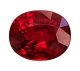 1.51 ct Oval Red Natural Ruby