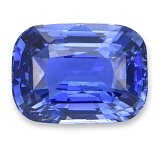 3.50 ct Cushion Blue Natural Sapphire