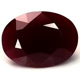 12.66 ct Oval Red Natural Ruby