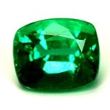 1.75 ct Cushion Green Natural Emerald