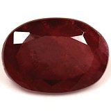 3.67 ct Oval Red Natural Ruby