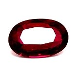 0.55 ct Oval Red Natural Ruby