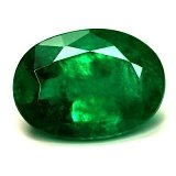 2.06 ct Oval Green Natural Emerald