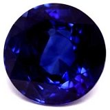 5.01 ct Round Blue Natural Sapphire