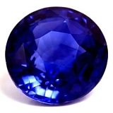 1.90 ct Round Blue Natural Sapphire