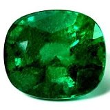 3.24 ct Cushion Green Natural Emerald