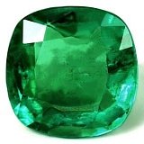 3.04 ct Cushion Green Natural Emerald