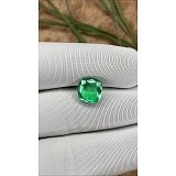 3.04 ct Cushion Green Natural Emerald