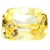 2.47 ct Cushion Yellow Natural Sapphire