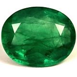 3.55 ct Oval Green Natural Emerald