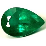 2.06 ct Pear Green Natural Emerald