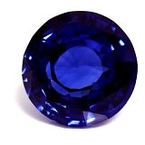 1.57 ct Round Blue Natural Sapphire