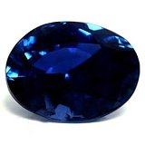 2.90 ct Oval Blue Natural Sapphire