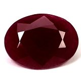 5.32 ct Oval Red Natural Ruby