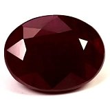 7.46 ct Oval Red Natural Ruby