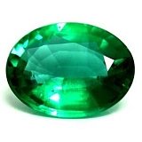 1.45 ct Oval Green Natural Emerald