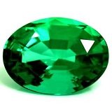 1.67 ct Oval Green Natural Emerald