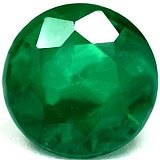 1.11 ct Round Green Natural Emerald