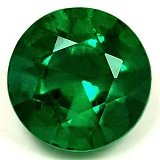 3.08 ct Round Green Natural Emerald