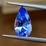 3.59 ct Pear Blue Natural Sapphire