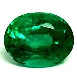 4.56 ct Oval Green Natural Emerald